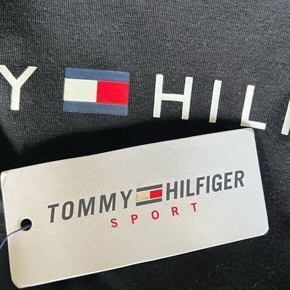 Tommy Hilfiger Pullover Logo Hoodie Top M New - Picture 7 of 8